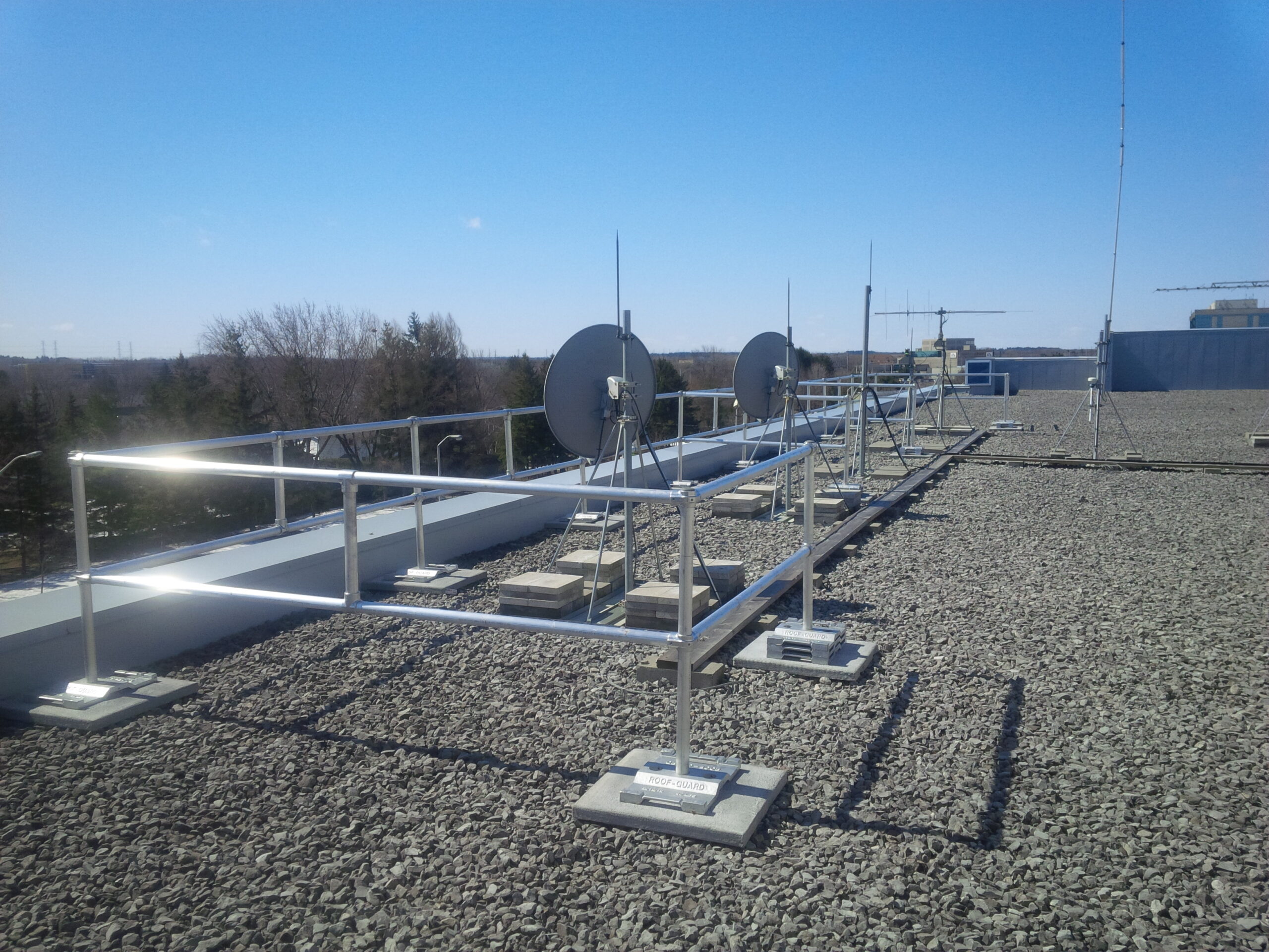 rooftop guardrail edge protection