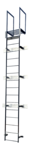 fixed access ladder no cage