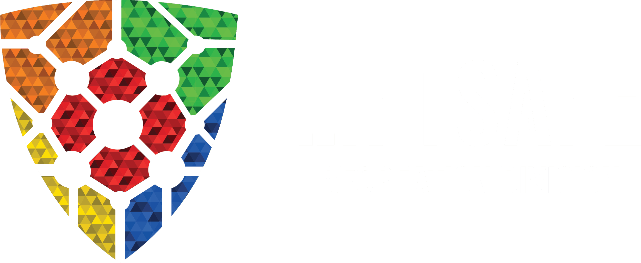 Recreation DIV Logo shield vector white