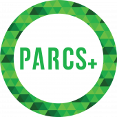 PARCS badge isolated